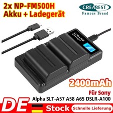 2x NP-FM500H batteria e