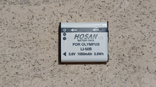 Batteria per Olympus Li-50B - 3,6Volt, 1.050 mAh, 3,8Wh