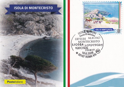 Isola montecristo cartolina - isola,
