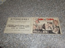 ALBUM DEL CINEMA STELLE & ASTRI ED.ENIGMISTICA/ADRIANA 1953 ORIG.CON 29 FIGURINE