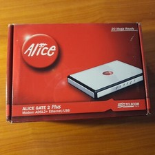 Modem ALICE ADSL GATE 2 PLUS 20MB - ancora sigillato (senza wi-fi)