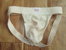 Jockstrap vintage Bauer & Black supporto nuotatore cotone S piccolo