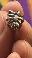 Trollbeads  SILVER SPIDER GOOD LUCK BEAD- RETIRED
