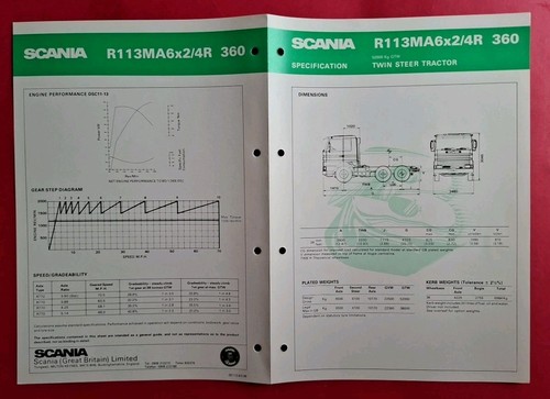 Scania r113 fogli di - r113,, x