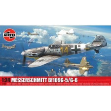 Maquette Messerschmitt Bf 109 G-5/g-6 Airfix 1/24 : Reproduction Ultra-détaillée