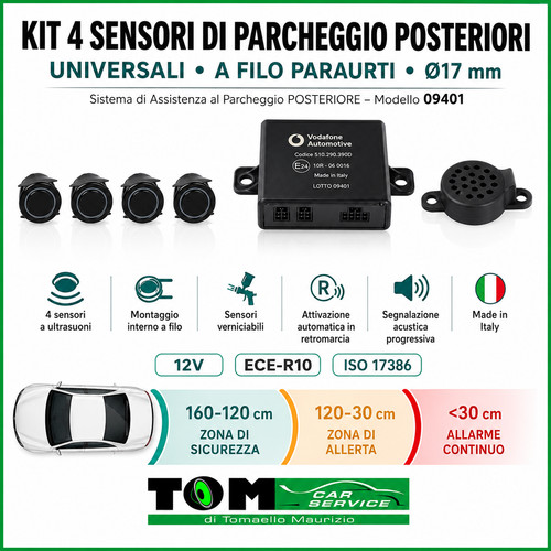 Kit sensori parcheggio - sensori,