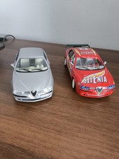 Bburago Coppia Di Modellini Alfa Romeo 156 Gran Turismo 1997 - Silver 1/24