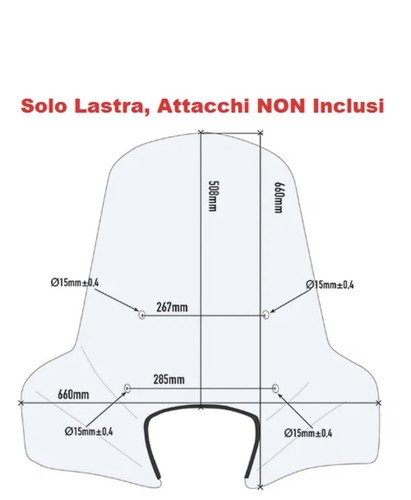 Givi parabrezza senza attacchi - givi,