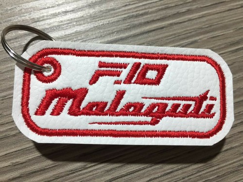 Portachiavi ricamato malaguti - ricamato,