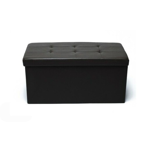 Pouf contenitore ecopelle - pouf,