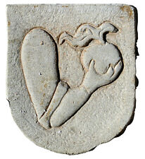 Stemma in pietra arenaria grigia - Sand stone Coat of arms 6389