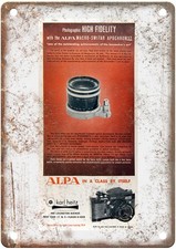 Insegna Metallo Alpa 1963