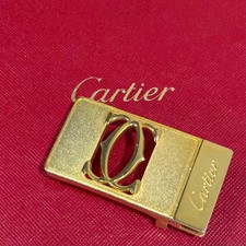 Fibbia cintura Cartier logo