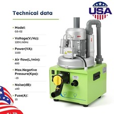 Unità di Aspirazione Dentale Portatile Forte Saliva Secca Pompa a Vuoto Macchina per Sedie