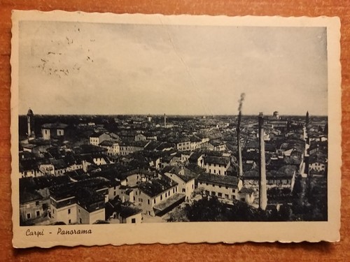 Carpi veduta - (modena)., veduta.