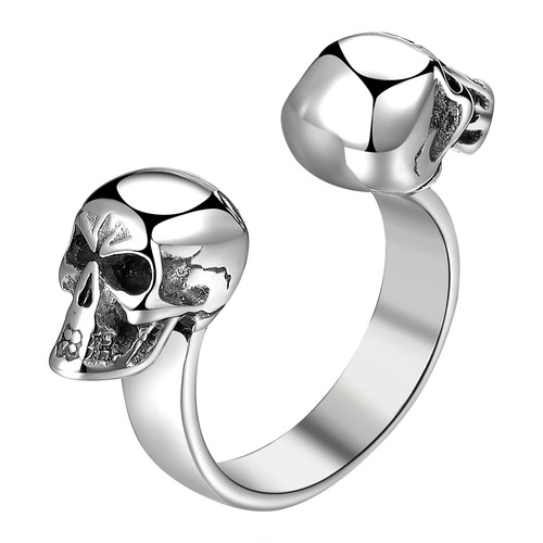 Anello punk uomo biker 8mm - punk,
