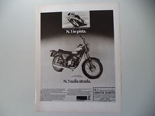 advertising Pubblicità 1975 MOTO AMF HARLEY DAVIDSON SS 250