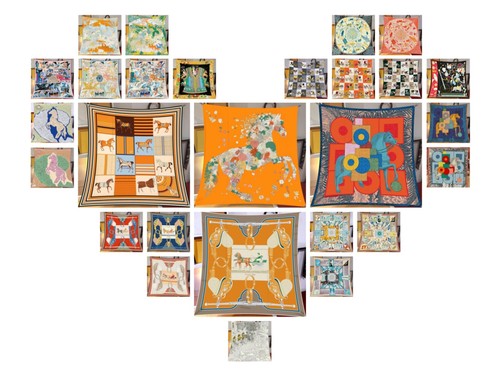 Sciarpa seta stile colore - seta,