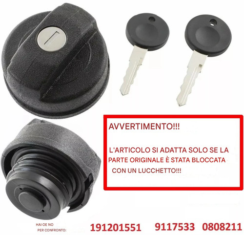 Tappo serbatoio carburante - tappo, di