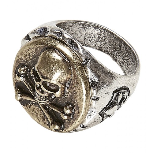 Anello argento con teschio