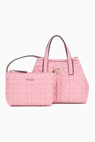 Borsa donna guess latona rosa - donna,