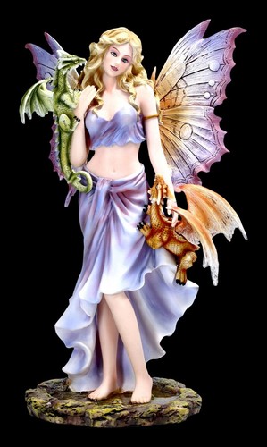 Elfi figura cora con draghi - figura,