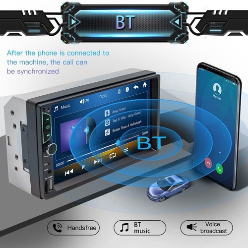 Autoradio 2din radio - 7",