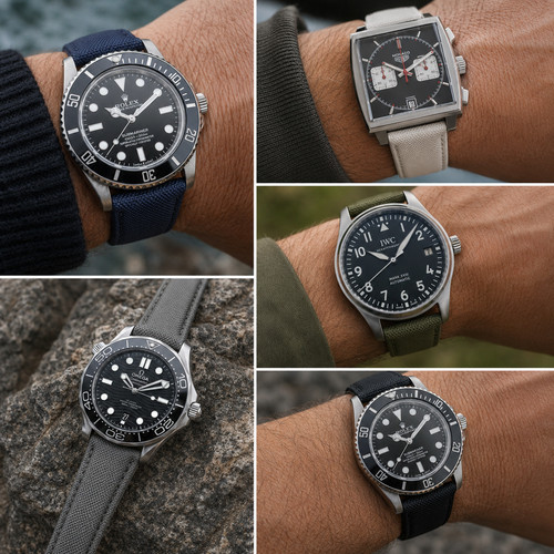 Cinturino orologio tela