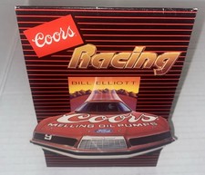 Vintage 1986 Coors Racing Promo Table Tent #9 Bill Elliott Melling Oil  Nascar