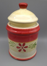 Barattolo ceramica Country Corner, gres, smaltato Francia vintage