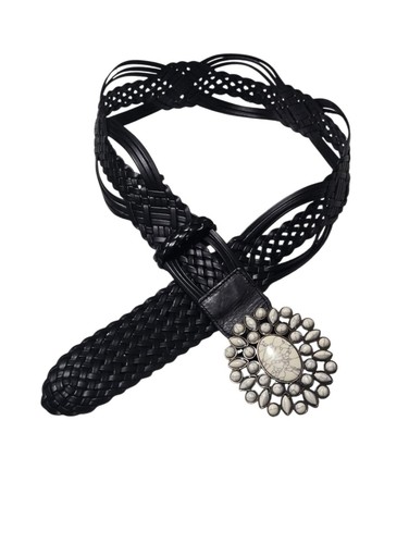 Cintura pelle nera - pelle,