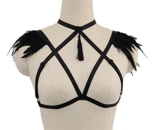 Soutien gorge nero elastico - nero,