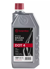 OLIO FRENI DOT 4 PRIME BRAKE FLUID BREMBO LIQUIDO FRENI PER AUTO E MOTO 1 LITRO