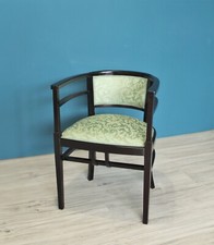 SEDIA POLTRONCINA A POZZETTO primi del 900 deco liberty RESTAURO COMPLETO