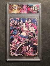 BOA HANCOCK - TEACH & CO - SHICHIBUKAI -ONE PIECE - GOLD -GRADED CARD 10 -NO PSA
