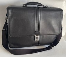 Professionale  accessoriata impeccabile   pelle marrone espandibile  PIQUADRO