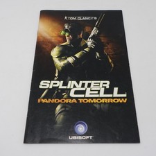 Splinter Cell Pandora Tomorrow PS2 solo libretto manuale istruzioni