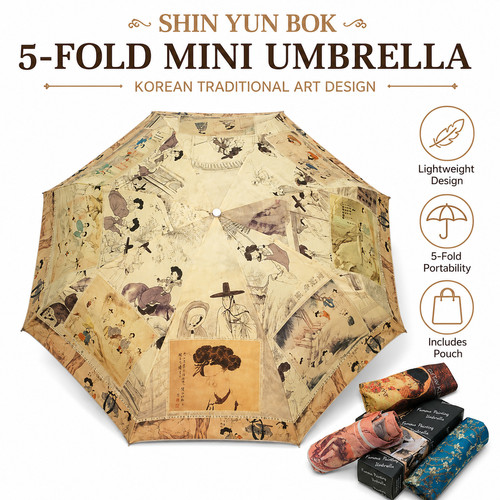 Mini ombrellone pieghe arte - mini,
