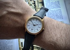 Orologio Annex Swiss Made Vintage Watch Gold Filled Whit Dial 