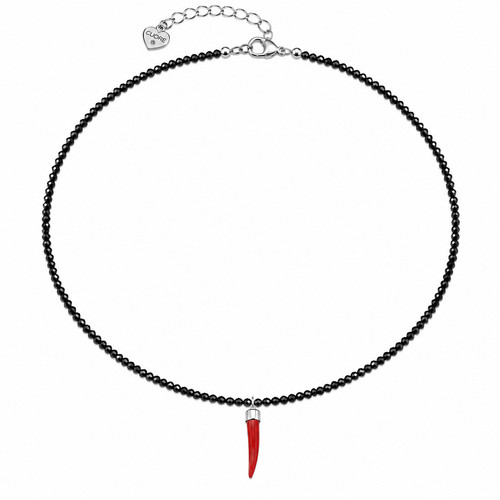 Collana spinello nero - collana,