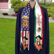 Personalized Graduation Stole