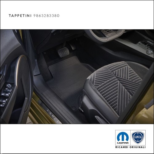 Set tappetini gomma - gomma, per