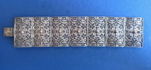 Bracciale vintage filigrana - bracciale,