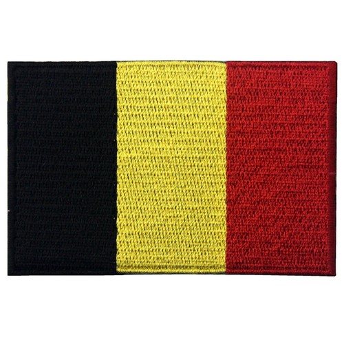 Belgio bandiera ricamato - bandiera,