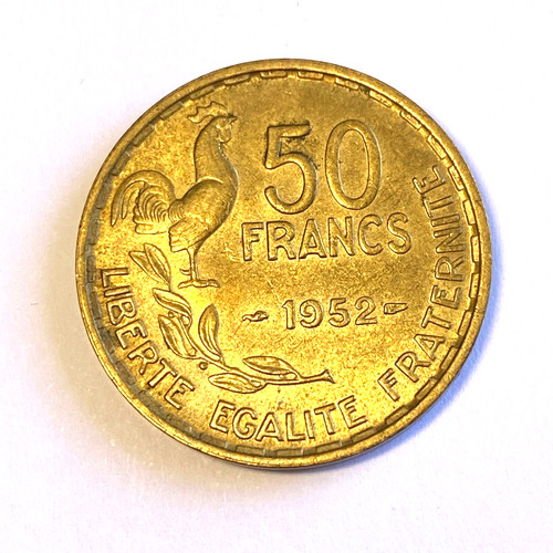 10836 50 francs - #10836, 1952