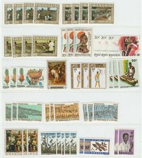 Industrial Production Ethnic Local Music Belgium Revol Rwanda MNH** Stamps 13978