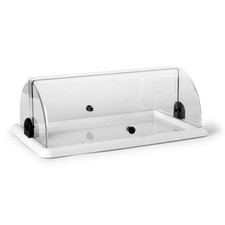 Vetrina espositore da banco bar porta brioche cornetti per gelateria cm 50x30