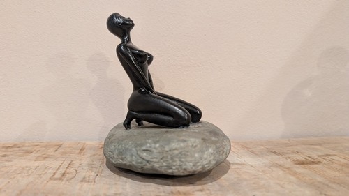 Scultura africana ebano - ,