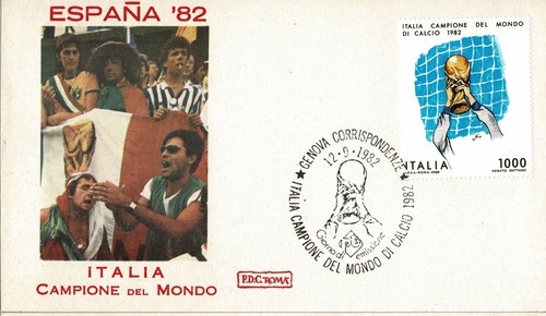 1982 fdc roma italia campione - 1982,