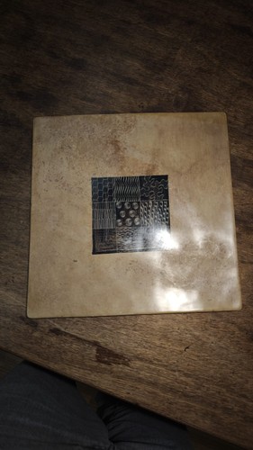 Piatto decorativo travertino - piatto,